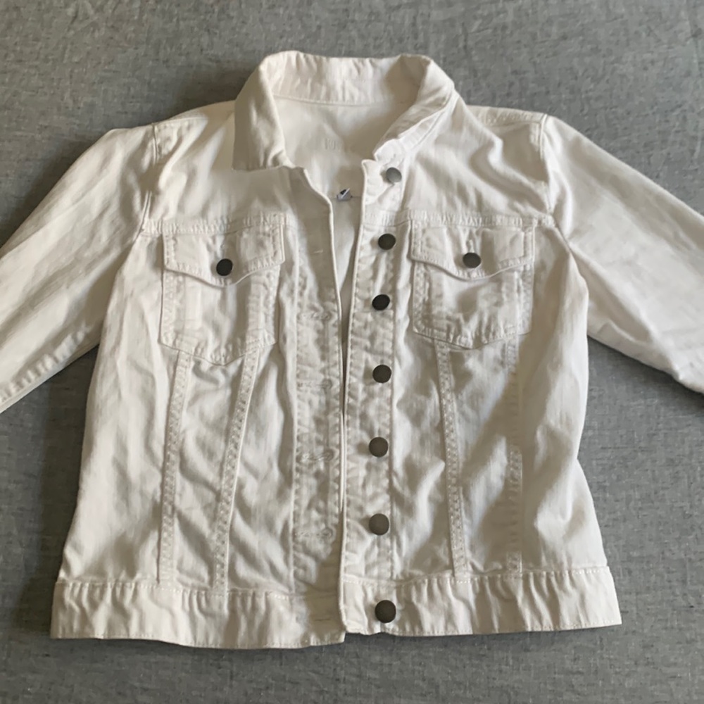 Kut from the Kloth- white denim jacket size M